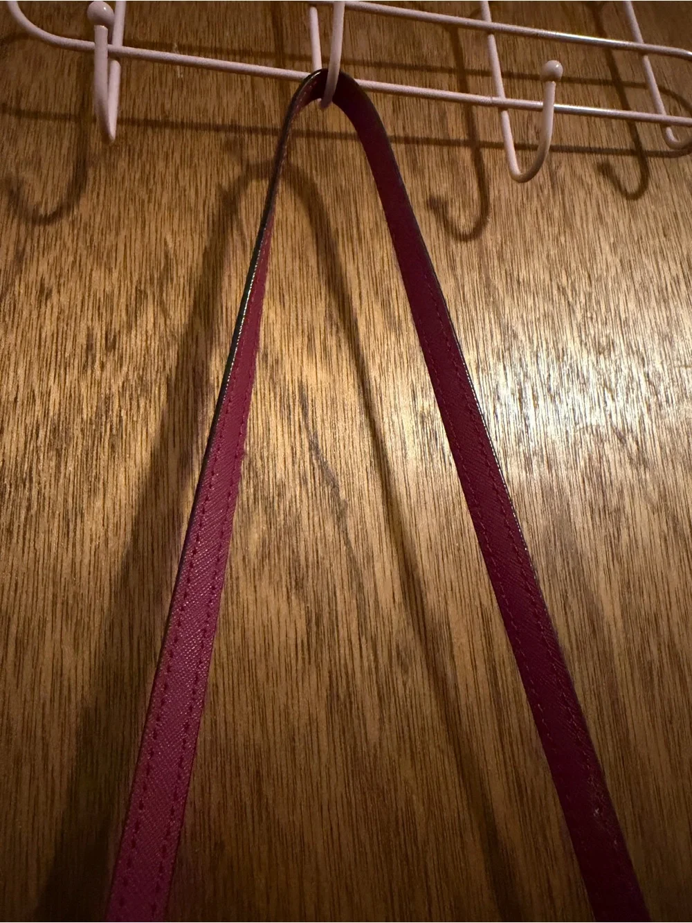 Kate Spade by NY Two-Tone Wine and Pink Crossbody Bag with Turn-Lock Closure